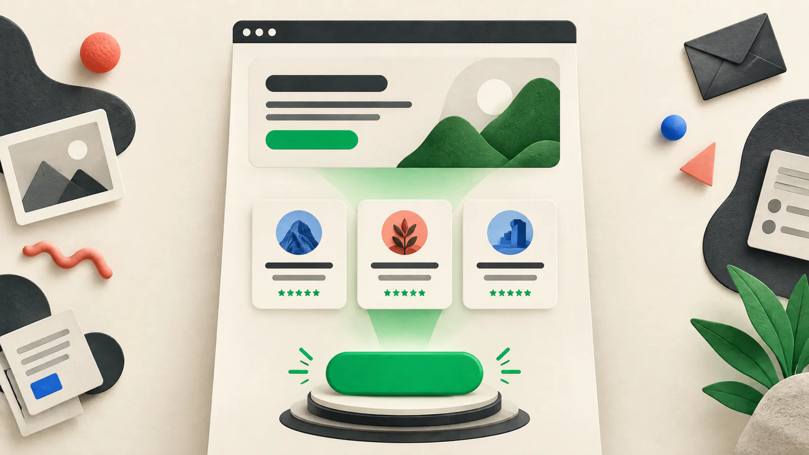 Landing-Page-Design, das das Versprechen erfüllt — VISUELLE ANLEITUNG